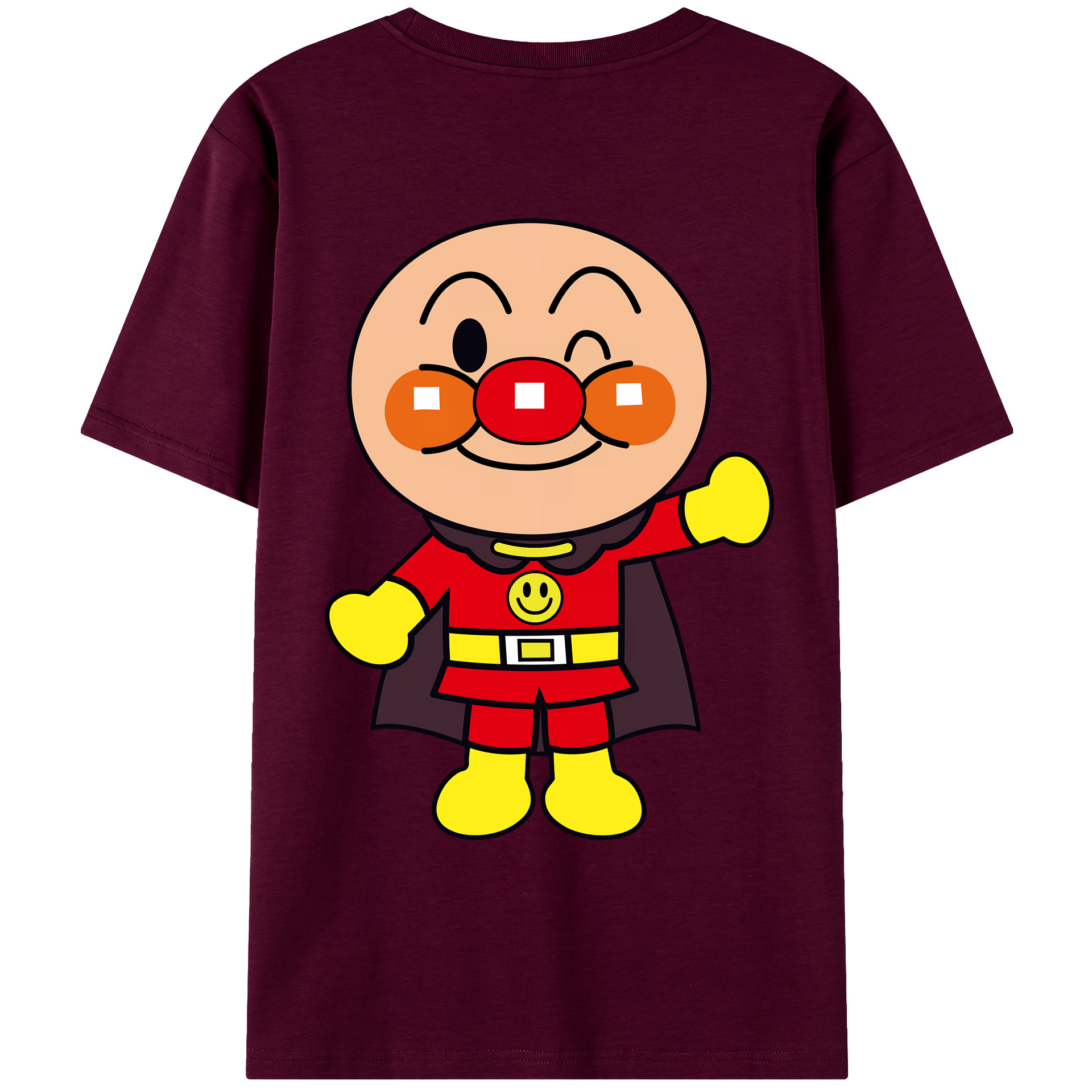 （画像用） アンパンマン Anpanman レディース半袖Tシャツ(バックプリント)